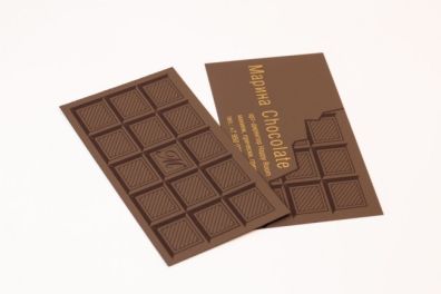 Шоколадные визитки